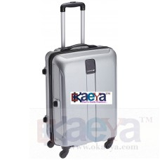 OkaeYa Safari Thorium Polycarbonate 77 cms Silver Hardsided Suitcase 